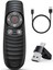 Clicker Kablosuz, Powerpoint Için 2'si 1 Arada Usb/tip C Şarj Edilebilir Sunucu Uzaktan Kumandası, Ppt Kırmızı (Yurt Dışından) 1