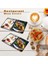 2pcs Menü Kapakları 8,5 x 11 Inç Restoran Tutacağı 4 Sayfa 8 Görünüm Şeffaf Kılıf, A4 Boyutlu Kağıt'a Uyar (Siyah) (Yurt Dışından) 4