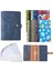 A6 Pu Deri Defter Bağlayıcı Bütçe Planlayıcısı Organizatör Kapak Zarf Cepler ve Gider Sayfası Koyu Mavi (Yurt Dışından) 1