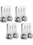 4 Pcs 4 Tekerlek Tramvay Montajı Silindir Tramvay 1-5/8 Inç Genişliğinde Dikme Kanalı Için Kararlı Kaynaklı Kanal Silindiri (Yurt Dışından) 1