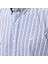 Erkek Lacivert Classic Fit Çizgili Gömlek W57405T.4NV 5