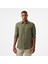 Erkek Yeşil Classic Fit Çizgili Gömlek W55446T.3GL 1