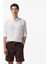 Erkek Beyaz Classic Fit Keten Gömlek W55101T.1BW 1