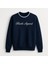 Yaka Detaylı Üç Ip Kadın Sweatshirt 2