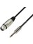 Mfp 0100 Mikrofon Kablo Xlr Dişi 6.3 mm Jak 1 M Mono 1