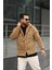 Pelüş Ceket Unisex Normal Kalıp Cep Detaylı 1