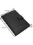 Hakiki Deri Patlı ve Bol Kart Bölmeli Unisex Portföy Cüzdan - Siyah 1