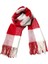 Kırmızı Kırık Beyaz Ekose Desenli Yumoş Kışlık Şal 1