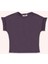 Kız Çocuk Mor Kısa Kollu Tişört 1