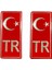 Tr Plaka Sticker (2 Adet) / YACIY01 1