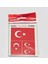 Türk Bayrağı Stıcker (16 Adet) 1