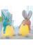 LED Parlayan Paskalya Tavşanı Gnome El Yapımı Tomte Tavşan Peluş Oyuncaklar Bebek Süsleriholiday Ev Partisi Hediyeleri Pembe (Yurt Dışından) 2