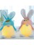 LED Parlayan Paskalya Tavşanı Gnome El Yapımı Tomte Tavşan Peluş Oyuncaklar Bebek Süsleriholiday Ev Partisi Hediyeleri Pembe (Yurt Dışından) 4