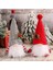 LED Işıklı Gnome Bebek Ev Süslemesi Için Mutlu Noel Dekoru Noel Navidad Doğum Hediyeleri Yeni Yıl -Gri (Yurt Dışından) 4