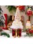 Iskandinav Noel Süslemeleri Payetler Peluş Şapka Parlayan Rudolph Bebek Işıkları ile Yaşlı Adam Kolye Erkek (Yurt Dışından) 3