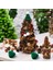 20 Adet Mini Noel Baba Şapkaları Noel Eşarp Şarap Şişesi Dekorları Minik Atkılar El Sanatları Yün Kap Küçük Bebek Dekor (Yurt Dışından) 3