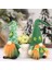 Irlandalı Gnome Leprikon Şanslı Yonca Isveçli Cüce Yüzü Olmayan Bebek Günü Tomte Peluş Oyuncaklar Süsler, B (Yurt Dışından) 4