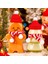 12 Adet Kırmızı ve Beyaz Mini Noel Eşarp Şarap Şişesi Örgü Bebek Noel Partisi Dekorasyon Kapağı (Yurt Dışından) 3