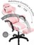 Pink Star Işıklı - Masaj Özellikli Oyuncu Koltuğu Pembe-Beyaz 7