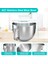 Kitchenaid Stand Mikseri Için 6qt Paslanmaz Çelik Mikser Kabı, Kase Kapağı ve Çırpıcı Kürek Aparatı Yedek Parçası (Yurt Dışından) 3