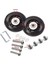Bavul Bagaj Tekerleği Yedek Kit Kauçuk Evrensel Tekerlekler Döner Tekerlek Bearingtool (Od: 75 W: 24 Kimlik: 6 Aks: 36/40MM) (Yurt Dışından) 5