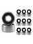 693RS 3MMX8MMX4MM Çift Mühürlü Minyatür Derin Groove Ball Rulman 20 Pcs (Yurt Dışından) 1