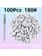 100 Adet (180 Grit Beyaz) Küçük Zımparalama Bantları Tırnak Matkap Ucu, Tırnak Matkap Bitleri, Zımpara Bandı, Tırnak Bitleri, 3.1mm Mandrel Bit (Yurt Dışından) 4