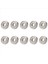 10PCS Minyatür Mühürlü Metal Korumalı Metrik Radyal Top Yatak Modeli: 604 Zz 4X12X4MM (Yurt Dışından) 2