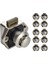 10PCS Camper Araba Itme Kilidi Rv Karavan Tekne Motor Ana Dolap Çekmecesi Mandal Düğmesi Kilitler Mobilya Kapı Kilit Donanımı (Yurt Dışından) 3