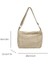 Bej Yeni Moda Uzay Yastıklı Pamuk Kadın Omuz Çantaları Kış Naylon Aşağı Kapitone Shopper Askılı Çanta Kadın Crossbody Çanta Kılıfı (Yurt Dışından) 1