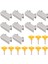 10 Set Sürgülü Kanat Durdurucu Dolap Kilitleri Kayışlar Kapılar Güvenlik Güvenlik Hırsızlık Kilitli Pencere Sürgülü Kapı Kapıları Kilitle Iki Delik (Yurt Dışından) 2