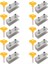 10 Set Sürgülü Kanat Durdurucu Dolap Kilitleri Kayışlar Kapılar Güvenlik Güvenlik Hırsızlık Kilitli Pencere Sürgülü Kapı Kapıları Kilitle Iki Delik (Yurt Dışından) 3