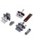 3pcs Araba Itme Kilidi Rv Karavan Tekne Motor Ana Dolap Çekmecesi Mandal Düğmesi Kilitler Anahtarsız Kapı Kilidi Donanımı (Yurt Dışından) 1