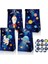 Mix Set 20X12X8 cm 8/30 Adet Setleri Astronot Hediye Çanta Çıkartmalar Dış Uzay Parti Evren Serisi Doğum Günü Partisi Süslemeleri Bebek Duş Malzemeleri (Yurt Dışından) 1