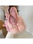 Pembe Kış Kadın Uzay Pamuk Çanta ve Çanta Rahat Bayanlar Omuz Çantaları Moda Kabarık Aşağı Alışveriş Tote Bolsas Kesesi (Yurt Dışından) 3