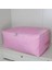 Pembe M 50X36X20CM Oxford Yorgan Çanta Kazak Saklama Kutusu Elbise Ambalaj Dolap Saklama Çantası Ev Katlanır Kutu Yerden Tasarruf Yatak Altında Elbise Bölücü (Yurt Dışından) 5