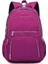 Mochila Feminina Okulu Genç Kız Için Sırt Çantası Seyahat Paketleri Çanta Kadın Naylon Su Geçirmez Laptop Çakası Renk: Mor Kırmızı Üst/boyut: 37X27X13CM 1368 (Yurt Dışından) 1