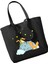 Blackh 35X40 cm Kadın Küçük Prens Dünya Uzay Y2K Sanat Alışveriş Çantası Baskı Orijinal Tasarım Beyaz Unisex Moda Seyahat Kanvas Çantalar (Yurt Dışından) 5