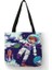 013 Karikatür Spaceman Astronot Uzay Tasarımı Komik Çanta Açık Eğlence Omuz Çantaları Bakkaliye Için Yeniden Kullanılabilir Tote Alışveriş Çantası (Yurt Dışından) 1