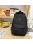 Çanta Su Geçirmez Teenage Bookbag Naylon Rucksack Moda Yüksek Kapasite Sırt Çantası Kadın Omuz Çantası Lise Okul Çantası Blackcolor: Siyah/boyut: Yok (Yurt Dışından) 1