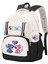 Dikiş Sırt Çantası Popüler Çocuk Teenger Schoolbag Büyük Moda Öğrencisi Pembe Mavi Kitap Çantası Kız Seyahat Kılpma Hediyesi Poza Ile: 032 (Yurt Dışından) 1