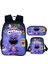 3pcs Set Gülümseyen Yaratık Okul Çantası 40CM/15.7 Inç Sırt Çantası Omuz Çantası Kalem Kutu Bilgisayar Kitap Çantaları Erkekler Için En Iyi Hediye Rengi: 6 (Yurt Dışından) 1