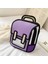Iki Boyutsal 3D Çok Fonksiyonlu Backpack Schoolbag Çocuk 3-6 Sınıf Ilkokul Öğrencileri Renk: Mor/boyut: L 37X10X40 (Yurt Dışından) 1