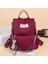 Kaliteli Su Geçirmez Oxford Sırt Çantası, Kadın Yüksek Kapasiteli Hırsızlık Anti-Hırsızlık Seyahat Day Pack, Casual Rucksack, Çok Kullanımlı Omuz Bagscolor: Kırmızı/boyut: 32X13X33CM (Yurt Dışından) 1