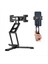 Mini Cep Katlanabilir Tripod Telefon Için Dikey Yatay Sürgün Genişleme Video Işık Mikrofon Fotoğraf Dengeleyicisi (Yurt Dışından) 3