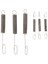 6pcs 691859 692211 Vali Gaz Kesme Yay Kiti Briggs &amp; Stratton Için Uygun 10B902 96982 98902 10A902 10T502 10T702 (Yurt Dışından) 2