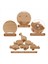 Ahşap Hayvan Dolabı Toplamları Dekoratif Dresser Düğümleri Vidalı Dresser Çekiriyor Ahşap Deniz Ormanlık Hayvanlar Knobs 6pcs (Yurt Dışından) 4