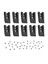 10PCS 56X25MM Çift Delikli Metal Yay Kemeri Klip Klipsli 8mm Kapak Saplamaları Vidaları ile Aksesuarlar (Yurt Dışından) 2