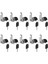 10 Set Güvenlik Kilidi Metal Silindir Dolabı Locker Cam Kilit Anahtarlı Güvenlik Posta Kutusu Kilit Çekmecesi 16MM (Yurt Dışından) 3