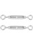 M4 Paslanmaz Çelik 304 Göz ve Göz Turnikili Tel Halat Gerilim (5pcs) (Yurt Dışından) 3